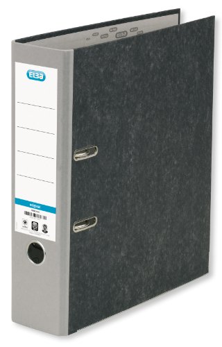 Elba Ordner A4, Smart Original Wolkenmarmor, 8 cm breit, grau, 10 Stück Elba Ordner A4, Smart Original Wolkenmarmor, 8 cm breit, grau, 10 Stück von Elba