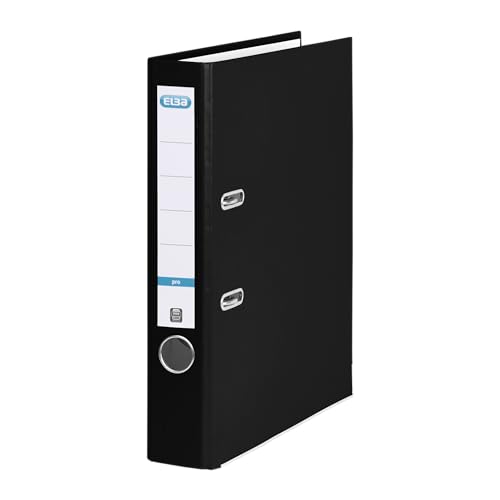 Elba Ordner A4, smart Pro, 5 cm schmal, Kunststoff außen, schwarz Elba Ordner A4, smart Pro, 5 cm schmal, Kunststoff außen, schwarz von Elba