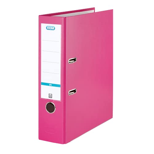 Elba Ordner A4, smart Pro, 8 cm breit, Kunststoff außen, pink von Elba