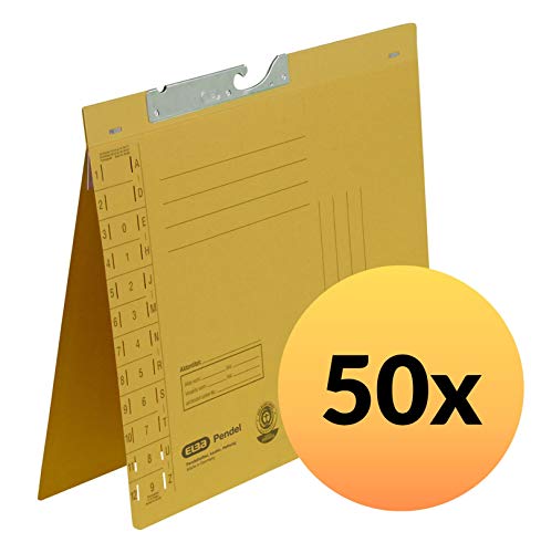 ELBA Pendelhefter, Manilakarton, gelb, 50er Pack ELBA Pendelhefter, Manilakarton, gelb, 50er Pack von Elba