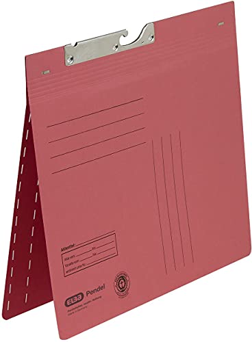 Elba Pendelhefter Zweifalz, A4, Kfm.-und Amtsheftung, Recycling, rot, 25 Stück Elba Pendelhefter Zweifalz, A4, Kfm.-und Amtsheftung, Recycling, rot, 25 Stück von Elba