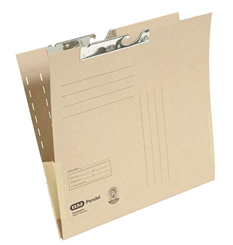 Elba Pendeltasche, A4, seitlich geschlossen, Recycling, naturbraun, 50 Stück Elba Pendeltasche, A4, seitlich geschlossen, Recycling, naturbraun, 50 Stück von Elba