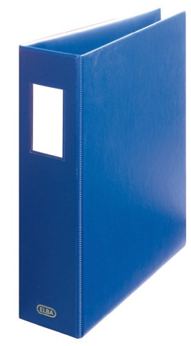 ELBA Ringbuch, 2, A4 Bögen aus PVC Kapazität 6,5 cm A4+ blau von Elba