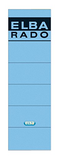 ELBA Rückenschilder Rado, 10 Stück, breit und kurz, selbstklebend, blau ELBA Rückenschilder Rado, 10 Stück, breit und kurz, selbstklebend, blau von Elba