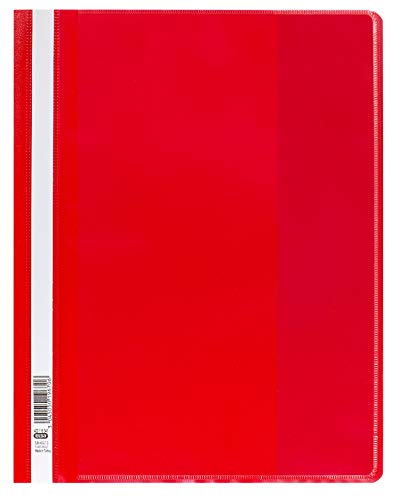 ELBA Schnellhefter, 25er Pack, DIN A4, rot von Elba