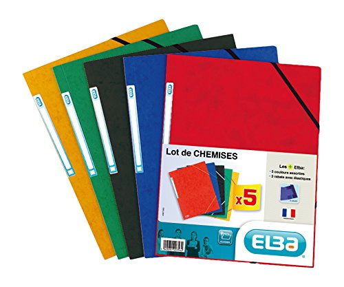 ELBA Schnellhefter, A4 5 verschiedene Farben von Elba