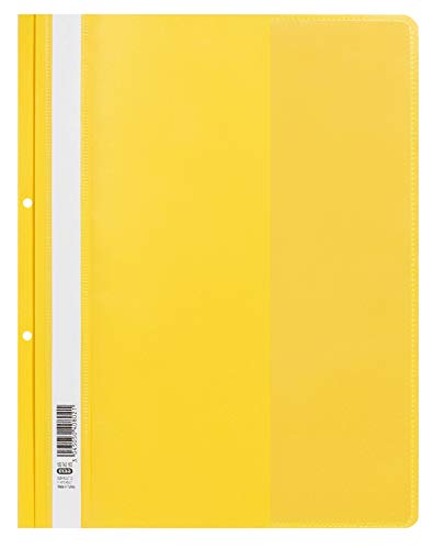ELBA Schnellhefter, Kunststoff, gelb, 25er Pack von Elba