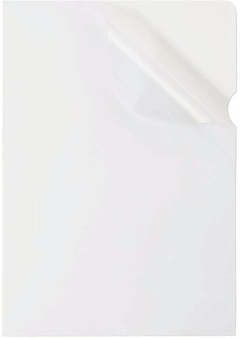 ELBA Sichthülle Premium, PVC, oben/rechts offen, A4, 0,14 mm, transparent, glatt (100 Stück), Sie erhalten 1 Packung á 100 Stück von Elba