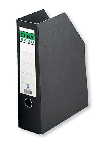 ELBA Stehsammler Rado, DIN A4, 8,5 cm breit, Hartpappe, schwarz ELBA Stehsammler Rado, DIN A4, 8,5 cm breit, Hartpappe, schwarz von Elba