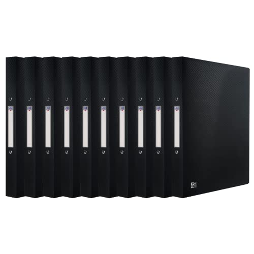 Oxford Ringbuch A4, Rückenbreite 2 cm, 2 Ringe, schwarz, 10 Stück Oxford Ringbuch A4, Rückenbreite 2 cm, 2 Ringe, schwarz, 10 Stück von Oxford