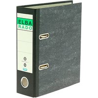ELBA rado A5 hoch Ordner schwarz marmoriert Karton 7,5 cm DIN A5 hoch von Elba
