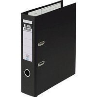ELBA rado plast Ordner schwarz Kunststoff 8,0 cm DIN A4, 1 St. von Elba
