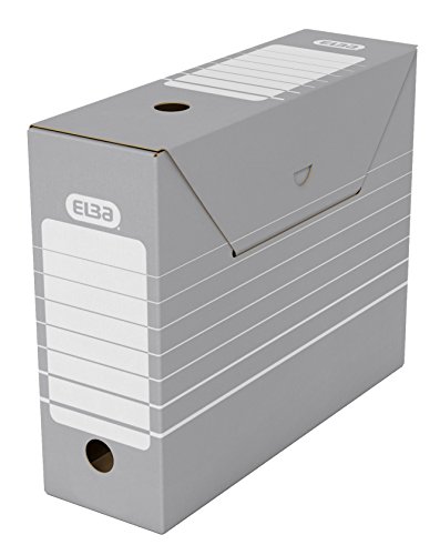 ELBA tric Archiv-Schachtel, Breite 110 mm, f r A4, grau/weiá, 10 Stück ELBA tric Archiv-Schachtel, Breite 110 mm, f r A4, grau/weiá, 10 Stück von Elba