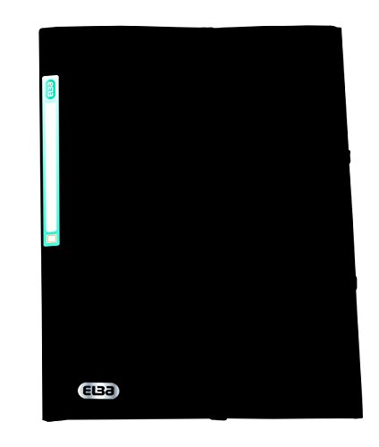Elba 100201137 Aktenmappe, DIN A4, aus Karton, 160 g/qm blau von Elba