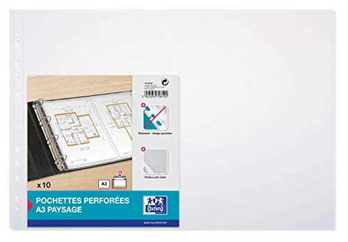 Elba 100206863 Prospekthülle, DIN A3 quer, PP, 0,09 mm, blendfrei Elba 100206863 Prospekthülle, DIN A3 quer, PP, 0,09 mm, blendfrei von Oxford
