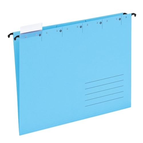 Elba 25x blaue Hängemappen für A4, Hängeregister, seitlich offen, inkl. Vollsichtreitern Elba 25x blaue Hängemappen für A4, Hängeregister, seitlich offen, inkl. Vollsichtreitern von Elba