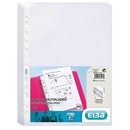 Elba 400086822 – Tasche Von 10 Sichthülle Standard, A4 Elba 400086822 – Tasche Von 10 Sichthülle Standard, A4 von Elba