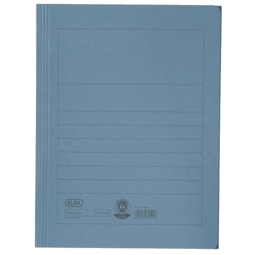 Elba Aktenmappe - Manilakarton (RC) 250 g/qm A4 15 mm blau. von Elba