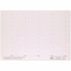 Elba Beschriftungsschild für Registratur 58 x 18mm weiß 10x50 Stück Elba Beschriftungsschild für Registratur 58 x 18mm weiß 10x50 Stück von Elba