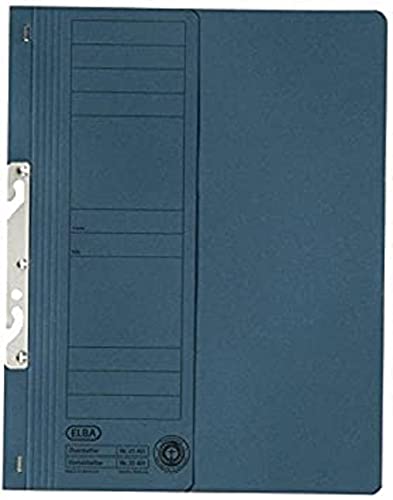 Elba Einhakhefter A4, Karton, ganzer Vorderdeckel, kfm. Heftung, blau, 50 Stück Elba Einhakhefter A4, Karton, ganzer Vorderdeckel, kfm. Heftung, blau, 50 Stück von Elba