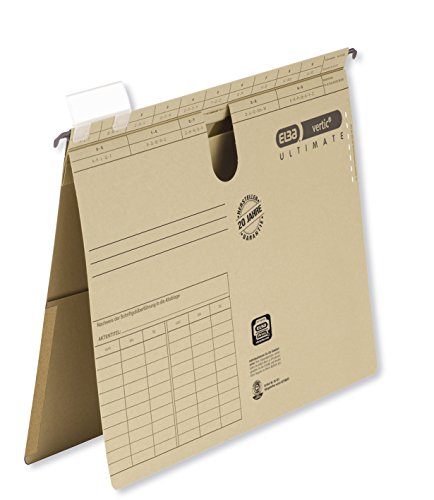 Elba Hängehefter A4, vertic Ultimate, Karton, Tasche, kfm. Heftung, 50 Stück, 100552061, 50er Pack Elba Hängehefter A4, vertic Ultimate, Karton, Tasche, kfm. Heftung, 50 Stück, 100552061, 50er Pack von Elba