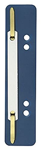 Elba Heftstreifen aus Kunststoff, 150x35mm, blau, 100 Stück von Elba