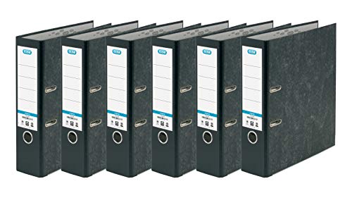 Elba Leitz-Ordner, A4, 6 Stück, Schwarz 6 Stück Elba Leitz-Ordner, A4, 6 Stück, Schwarz 6 Stück von Elba