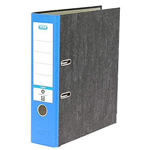 Elba Ordner A4, Smart Original Wolkenmarmor, 8 cm breit, blau, 10 Stück Elba Ordner A4, Smart Original Wolkenmarmor, 8 cm breit, blau, 10 Stück von Elba