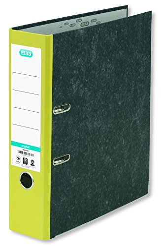 Elba Ordner A4, Smart Original Wolkenmarmor, 8 cm breit, gelb, 1 Stück Elba Ordner A4, Smart Original Wolkenmarmor, 8 cm breit, gelb, 1 Stück von Elba
