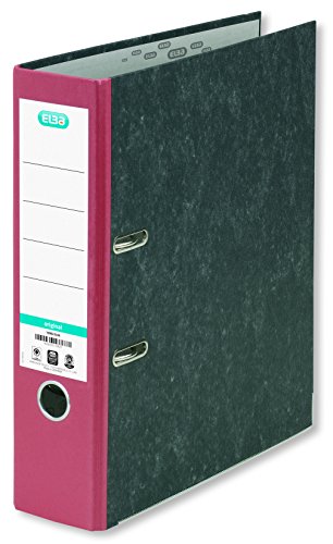 Elba Ordner A4, Smart Original Wolkenmarmor, 8 cm breit, rot, 1 Stück Elba Ordner A4, Smart Original Wolkenmarmor, 8 cm breit, rot, 1 Stück von Elba