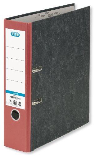 Elba Ordner A4, Smart Original Wolkenmarmor, 8 cm breit, rot, 10 Stück Elba Ordner A4, Smart Original Wolkenmarmor, 8 cm breit, rot, 10 Stück von Elba