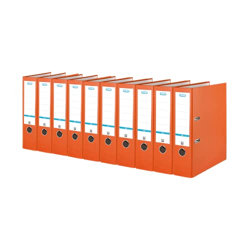 Elba Ordner A4, Smart Pro, 8 cm breit, Kunststoff außen, orange, 10 Stück Elba Ordner A4, Smart Pro, 8 cm breit, Kunststoff außen, orange, 10 Stück von Elba