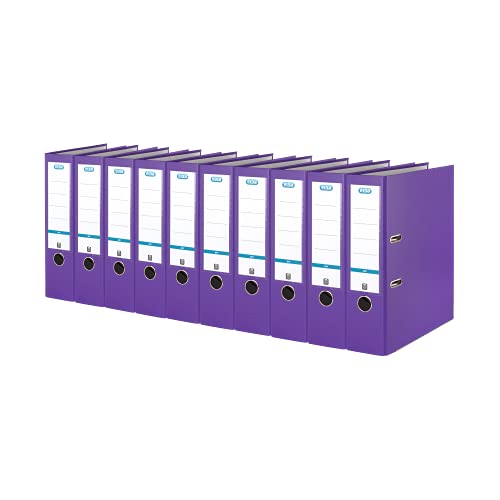 Elba Ordner A4, Smart Pro, 8 cm breit, Kunststoff außen, violett, 10 Stück Elba Ordner A4, Smart Pro, 8 cm breit, Kunststoff außen, violett, 10 Stück von Elba