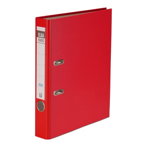 Elba Ordner A4, rado brillant, schmal, veredeltes Papier, rot, 1 Stück Elba Ordner A4, rado brillant, schmal, veredeltes Papier, rot, 1 Stück von Elba