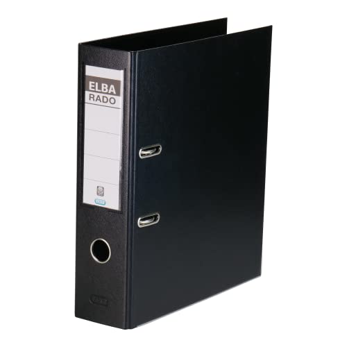 Elba Ordner A4, rado plast, 8cm breit, Kunststoff, schwarz, 1 Stück Elba Ordner A4, rado plast, 8cm breit, Kunststoff, schwarz, 1 Stück von Elba