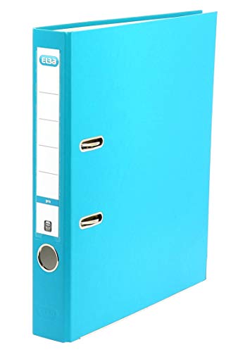 Elba Ordner A4, smart Pro, 5 cm schmal, Kunststoff außen, türkis Elba Ordner A4, smart Pro, 5 cm schmal, Kunststoff außen, türkis von Elba