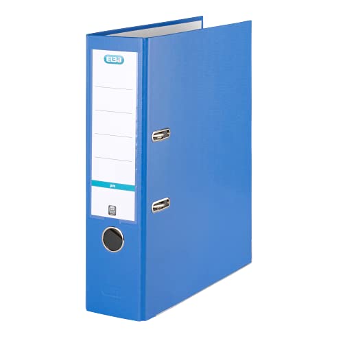 Elba Ordner A4, smart Pro, 8 cm breit, Kunststoff außen, blau Elba Ordner A4, smart Pro, 8 cm breit, Kunststoff außen, blau von Elba