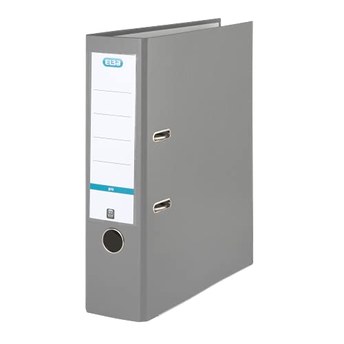 Elba Ordner A4, smart Pro, 8 cm breit, Kunststoff außen, grau Elba Ordner A4, smart Pro, 8 cm breit, Kunststoff außen, grau von Elba