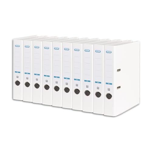 Elba Ordner A4, Smart Pro, 5 cm schmal, Kunststoff außen, weiss, 10 Stück Elba Ordner A4, Smart Pro, 5 cm schmal, Kunststoff außen, weiss, 10 Stück von Elba