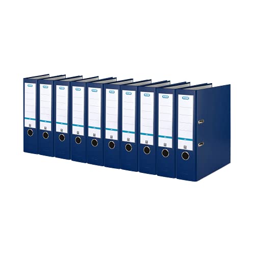 Elba Ordner A4, Smart Pro, 8 cm breit, Kunststoff außen, dunkelblau, 10 Stück Elba Ordner A4, Smart Pro, 8 cm breit, Kunststoff außen, dunkelblau, 10 Stück von Elba
