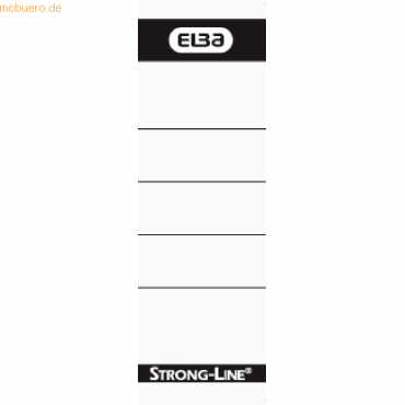 Elba Ordner-Rückenschilder Strongline/MyColour kurz/schmal zum Einstec Elba Ordner-Rückenschilder Strongline/MyColour kurz/schmal zum Einstec von Elba