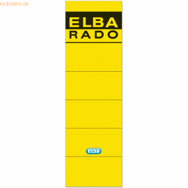 Elba Ordnerrückenschild für Elba selbstklebend kurz/breit VE=10 Stück Elba Ordnerrückenschild für Elba selbstklebend kurz/breit VE=10 Stück von Elba