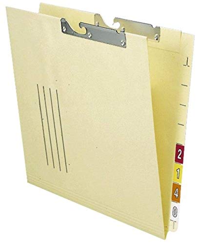 Elba Pendelmappe, A4, Recycling Natronkarton, seitlich offen, chamois, 50 Stück Elba Pendelmappe, A4, Recycling Natronkarton, seitlich offen, chamois, 50 Stück von Elba