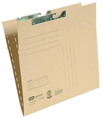 Elba Pendelmappe, A4, Recyclingkarton, seitlich offen, naturbraun, 50 Stück Elba Pendelmappe, A4, Recyclingkarton, seitlich offen, naturbraun, 50 Stück von Elba