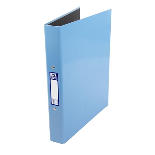 Oxford Premium A4-Ringbuch, hellblau, Einzelordner, 25 mm Kapazität von Oxford