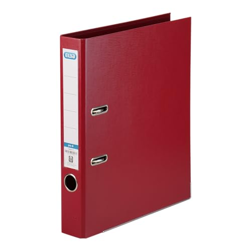 Elba Premium Akten-Ordner A4, smart Pro plus, 5 cm schmal, Kunststoff Ordner, bordeaux, 1 Stück Elba Premium Akten-Ordner A4, smart Pro plus, 5 cm schmal, Kunststoff Ordner, bordeaux, 1 Stück von Elba