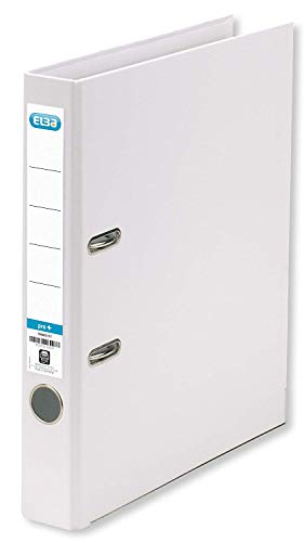 Elba Premium Akten-Ordner A4, smart Pro plus, 5 cm schmal, Kunststoff Ordner, weiss, 10 Stück Elba Premium Akten-Ordner A4, smart Pro plus, 5 cm schmal, Kunststoff Ordner, weiss, 10 Stück von Elba