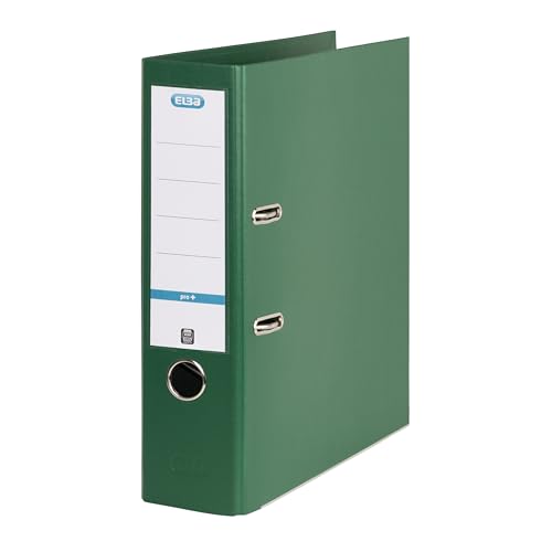 Elba Premium Akten-Ordner A4, smart Pro plus, 8 cm breit, Kunststoff Ordner, grün, 1 Stück Elba Premium Akten-Ordner A4, smart Pro plus, 8 cm breit, Kunststoff Ordner, grün, 1 Stück von Elba