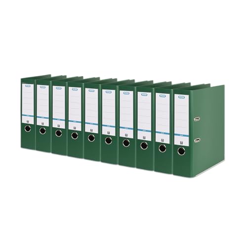 Elba Premium Akten-Ordner A4, smart Pro plus, 8 cm breit, Kunststoff Ordner, grün, 10 Stück Elba Premium Akten-Ordner A4, smart Pro plus, 8 cm breit, Kunststoff Ordner, grün, 10 Stück von Elba