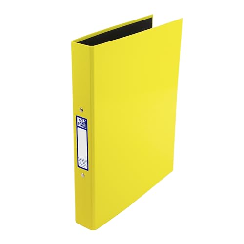 Oxford Premium Ringbuch, A4, Gelb, Einzelordner, 25 mm Kapazität von Oxford